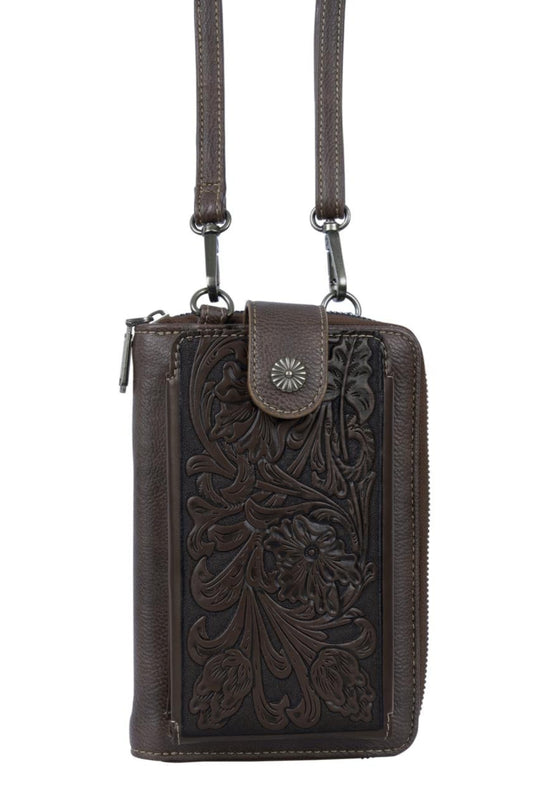 Wrangler Natalie Tooled Purse Crossbody