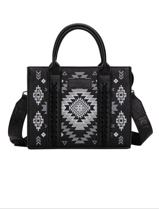 Wrangler Western Talia Crossbody Tote Handbag Black