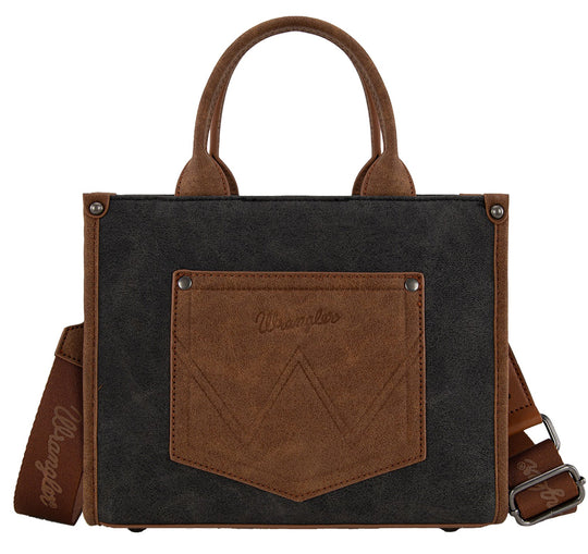 Wrangler Buckle Western Crossbody Tote Handbag