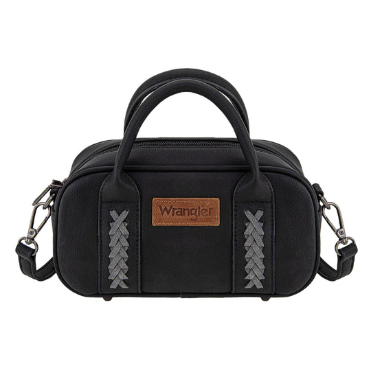 Wrangler Whipstitch Mini Crossbody Handbag Black