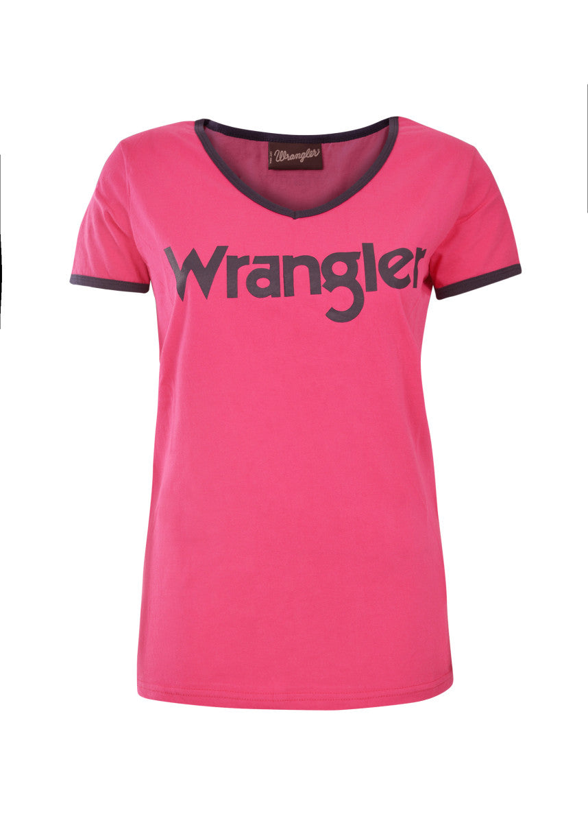 Wrangler Selina Pink Tee Shirt Top