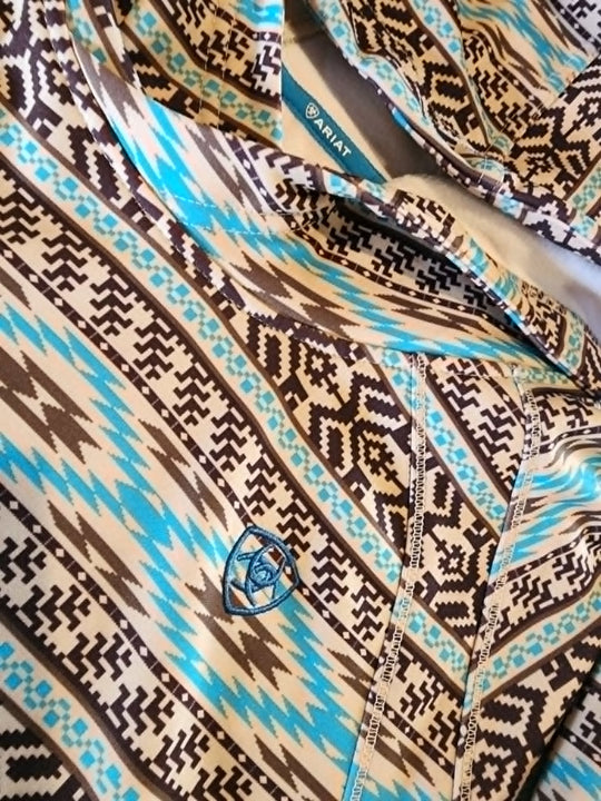 Ariat Tek Aztec Hoodie Size M