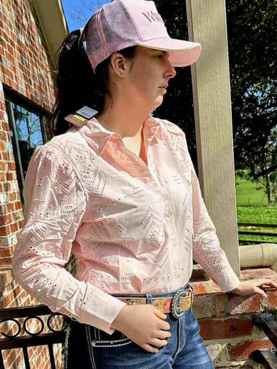 Wrangler Western Ladies Lily Shirt 100% Cotton