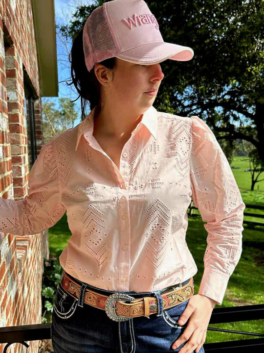 Wrangler Western Ladies Lily Shirt 100% Cotton