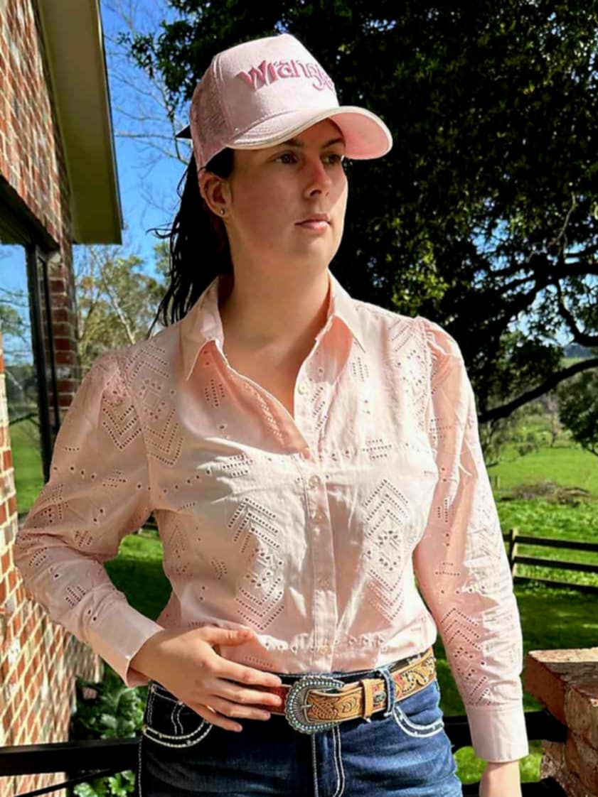 Wrangler Western Ladies Lily Shirt 100% Cotton