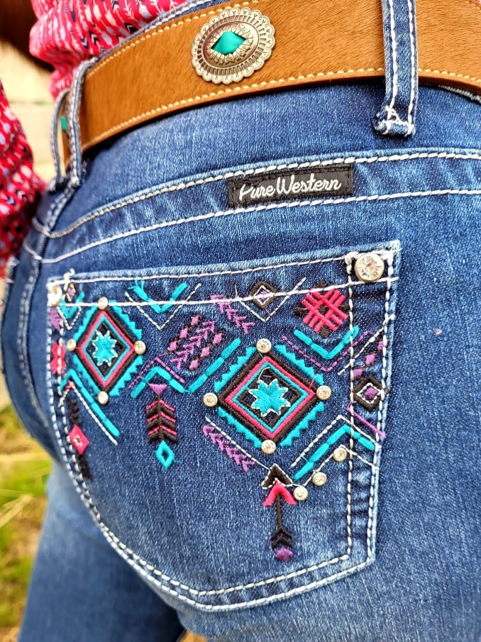 Pure Western Alana Bootcut 32" Leg Jeans Size 12 or 18