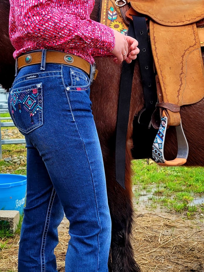 Pure Western Alana Bootcut 32" Leg Jeans Size 18
