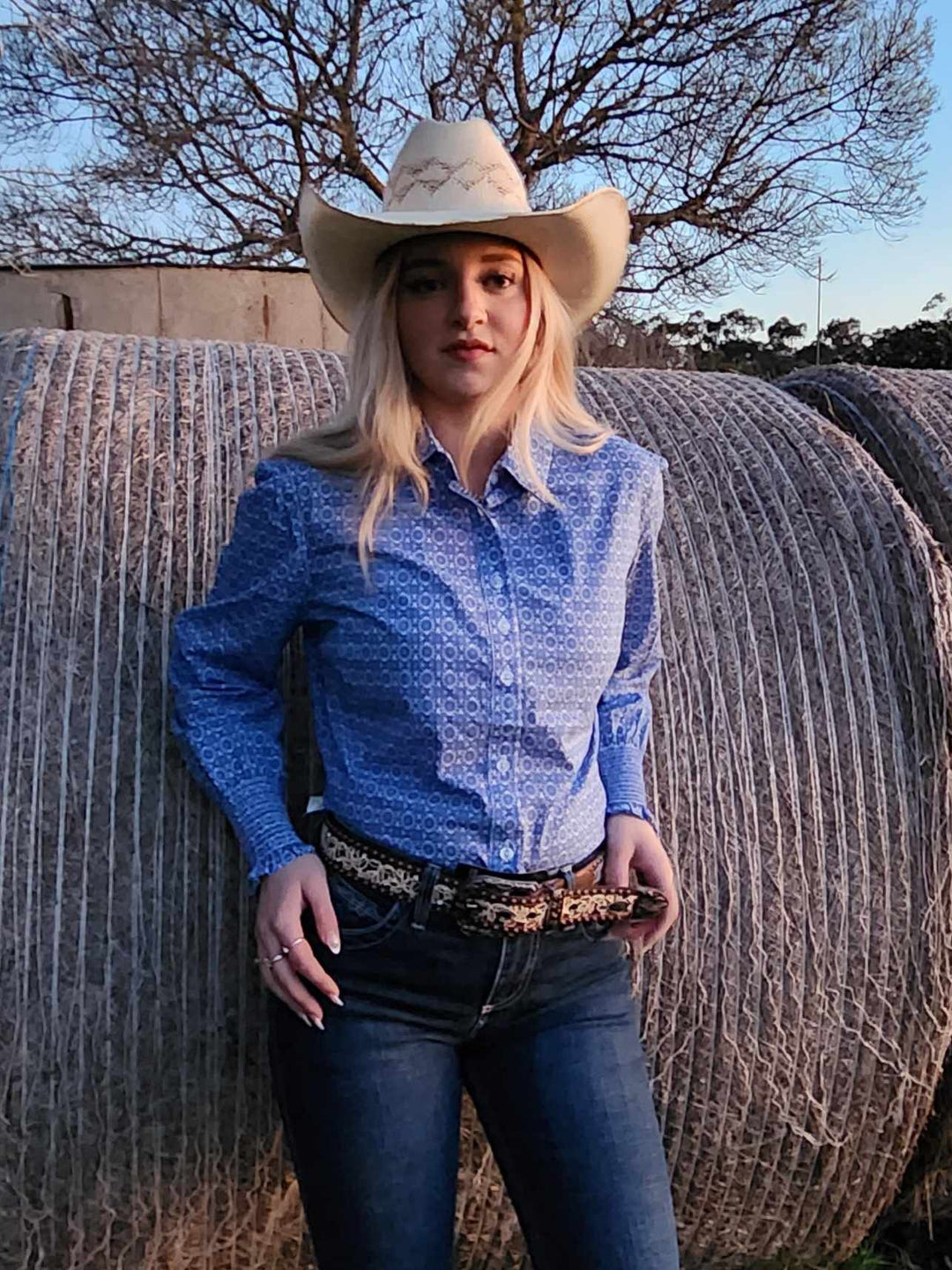 Pure Western Ladies Alana Shirt Light Cotton