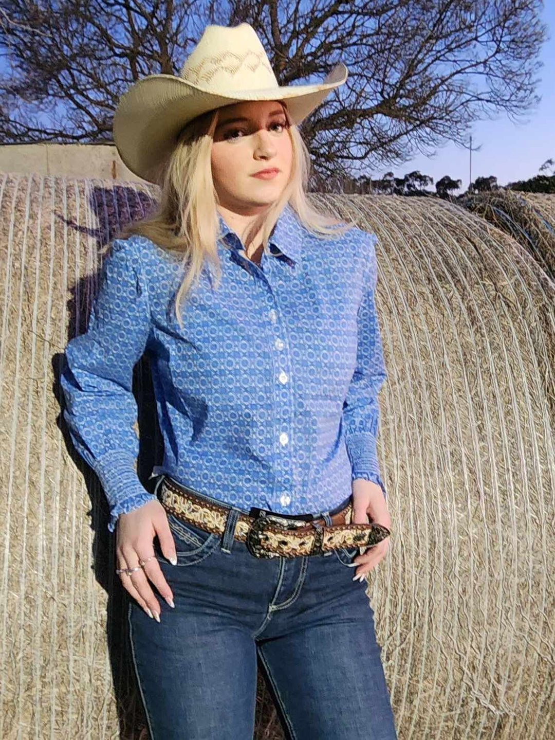 Pure Western Ladies Alana Shirt Light Cotton