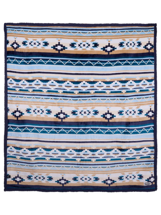 Pure Western Snuggle Throw Blanket Aztec