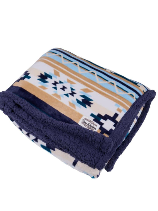 Pure Western Snuggle Throw Blanket Aztec