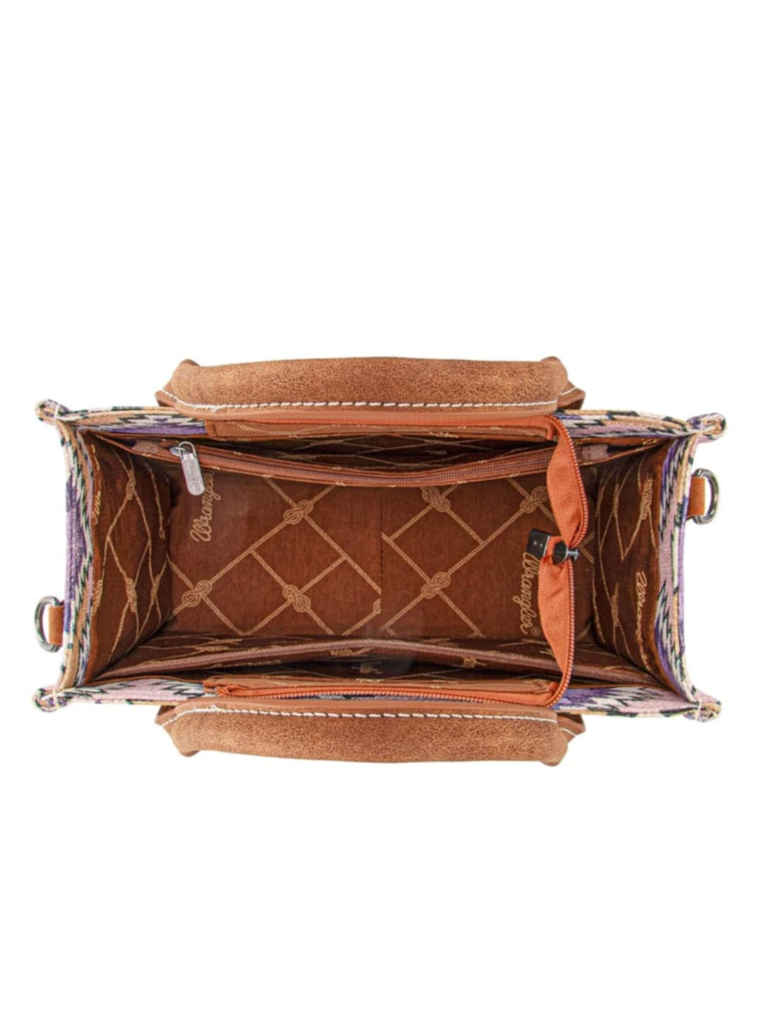 Wrangler Western Willa Denim Crossbody Tote Handbag