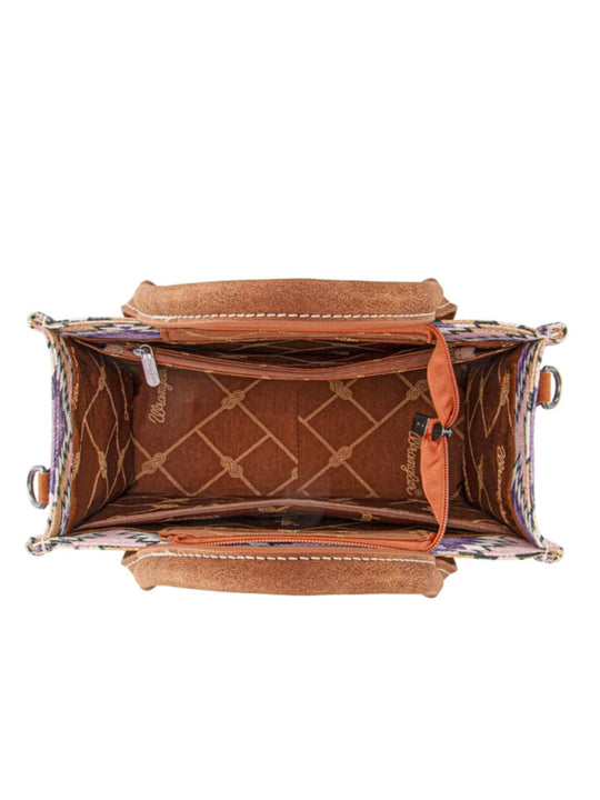 Wrangler Western Willa Denim Crossbody Tote Handbag