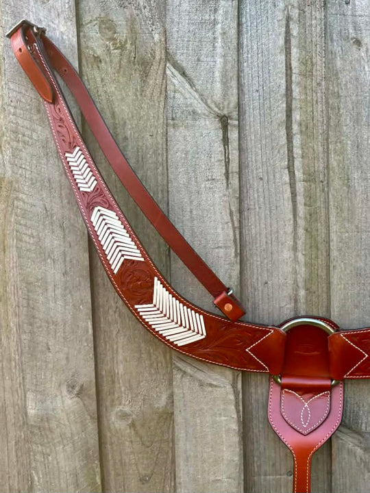 Pulling  - Beautiful Leather Breastcollar Breastplate