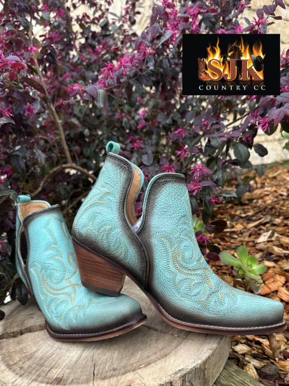 Bootie - Pure Western Genuine Leather Slip on Boots Bodie