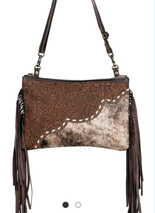 Western Leather  Crossbody Handbag