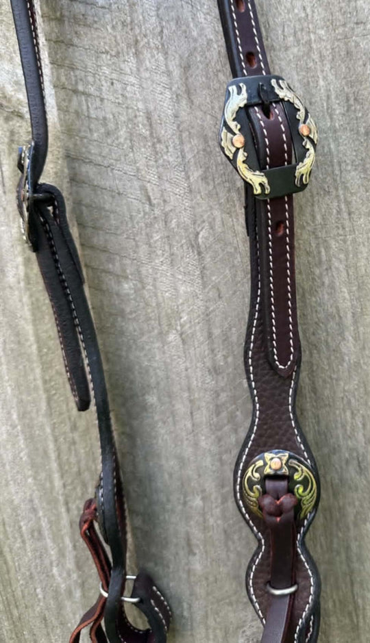 Western Bridle One Ear Show Headstall