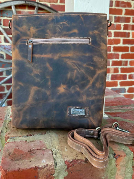 Western Leather  Crossbody Handbag