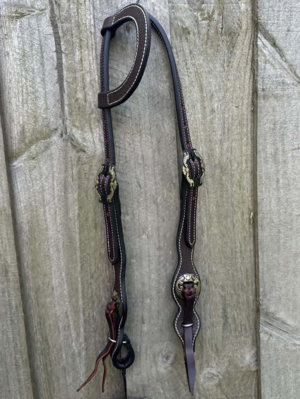 Western Bridle One Ear Show Headstall