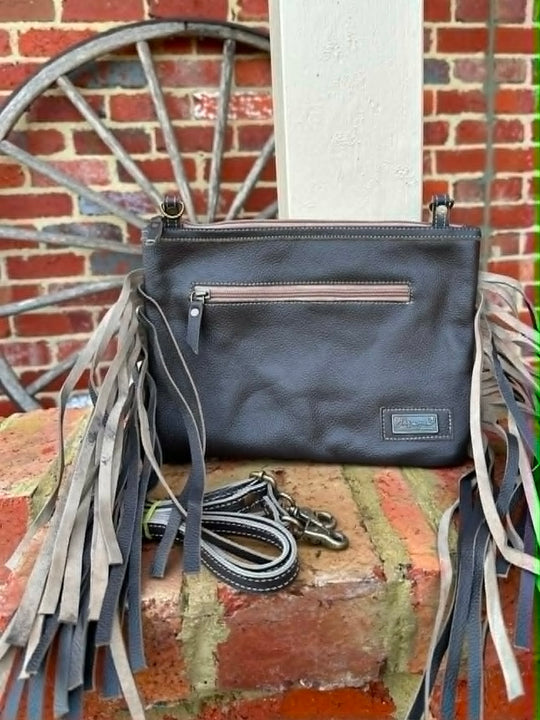 Western Leather  Crossbody Handbag