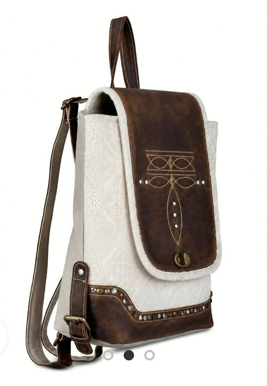 Backpack -  Boot Stitch Leather Backpack