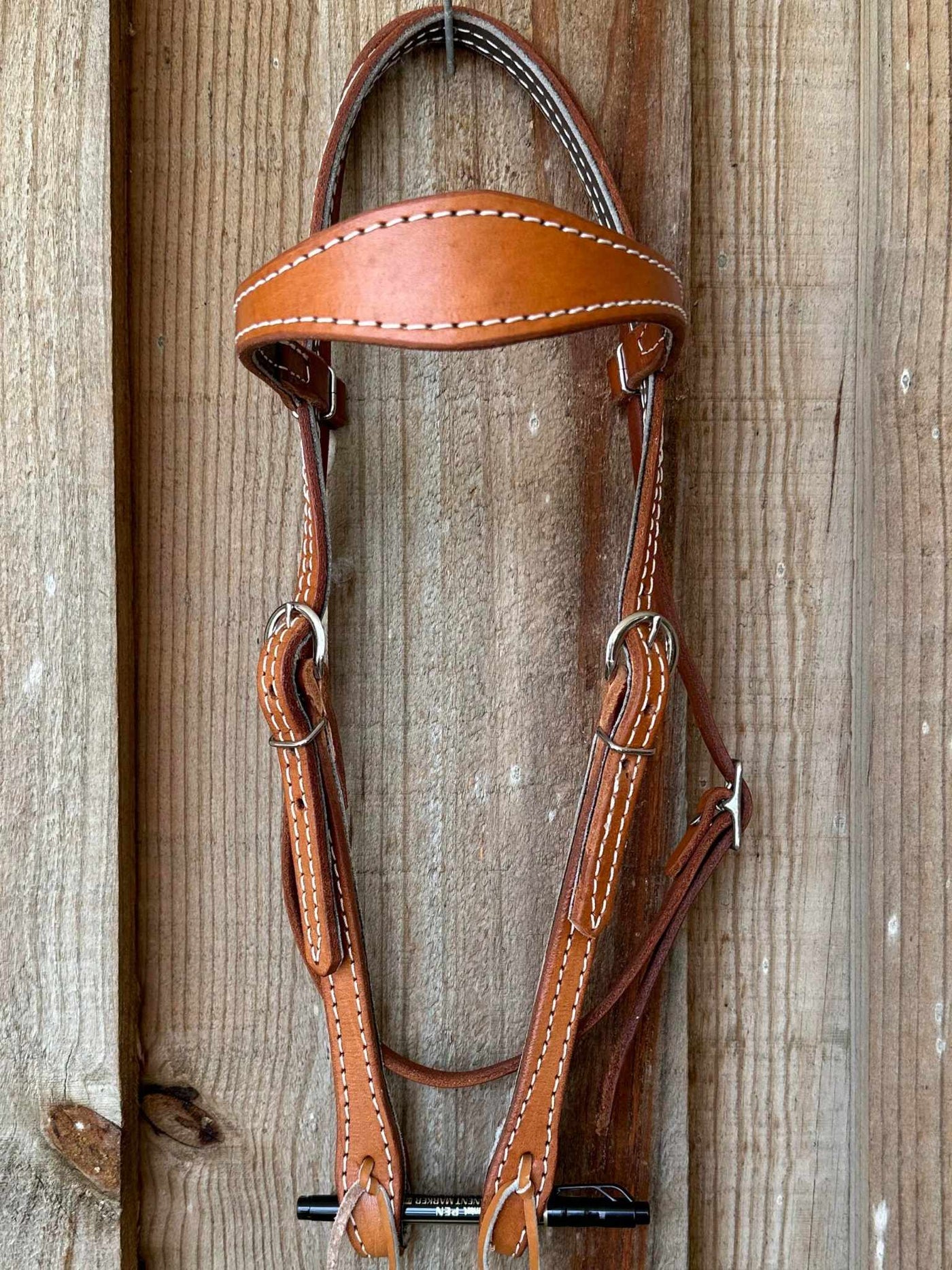 Western Bridle Browband Light Leather  Headstall