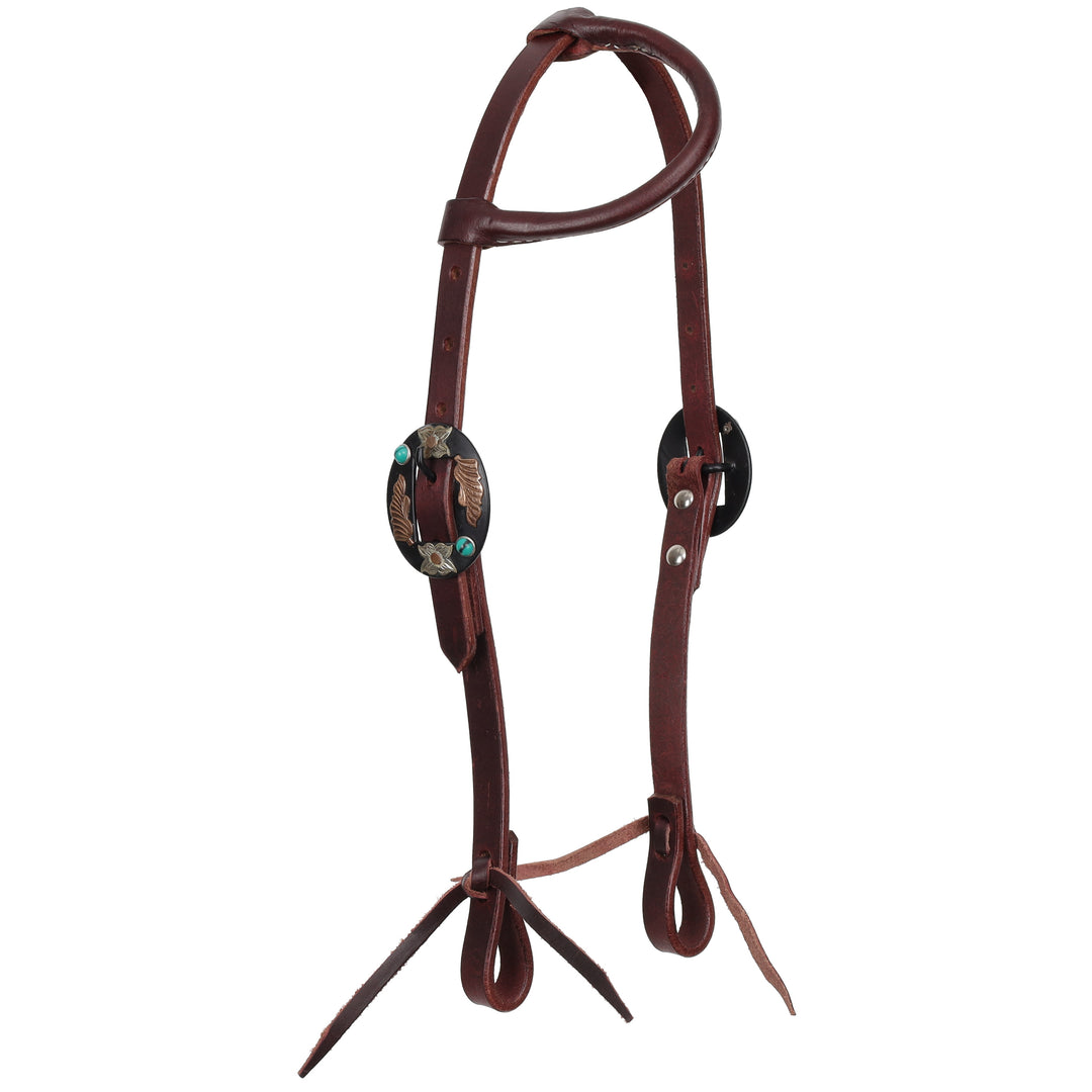 Bridle - One Ear Pony Leather Fancy Buckle