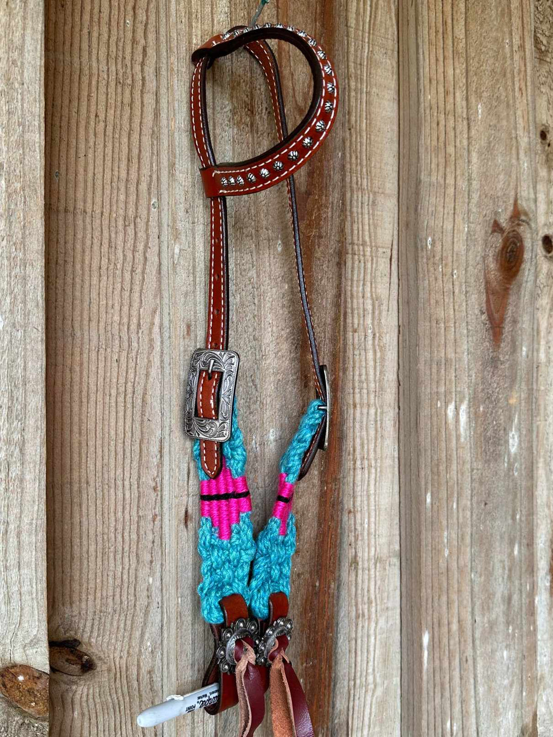 Western Tack Set - Mohair One Ear Bridle and Matching Breastplate
