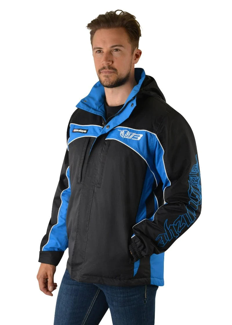 Jacket - Bullzye Mens Bazooka Waterproof Jacket Blue