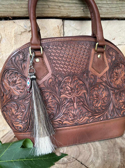GIFT - CC Montana Horsehair Bag charm or Key Ring