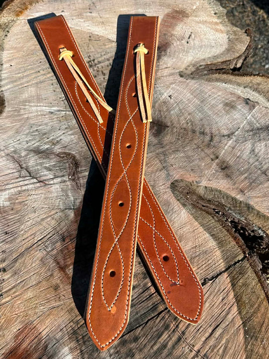 Billett -  Harness Double Ply Leather Off Billet