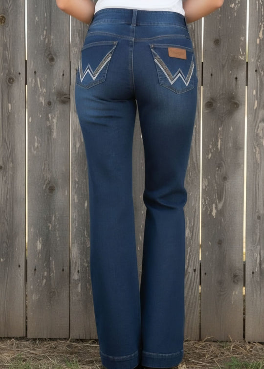 Wrangler High Rise Chloe Wide leg Long Length