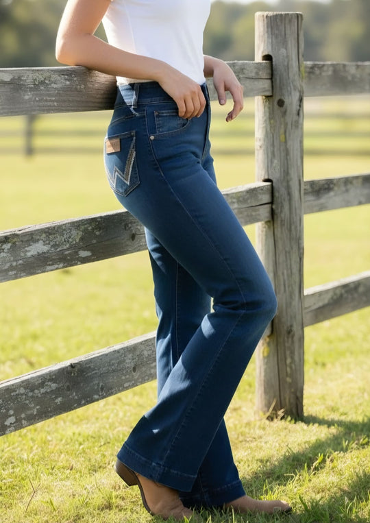 Wrangler High Rise Chloe Wide leg Long Length