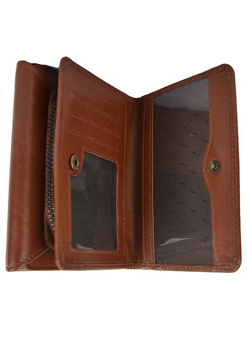 Thomas Cook Cootamundra Genuine Leather Zip Wallet