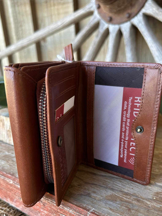 Thomas Cook Cootamundra Genuine Leather Zip Wallet