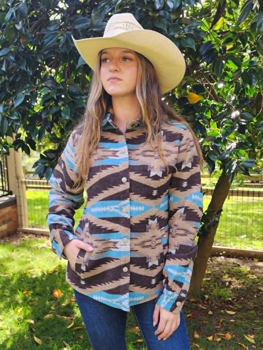 Outback Daphne Shirt Jacket Tan