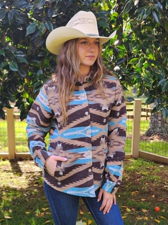 Outback Daphne Shirt Jacket Tan