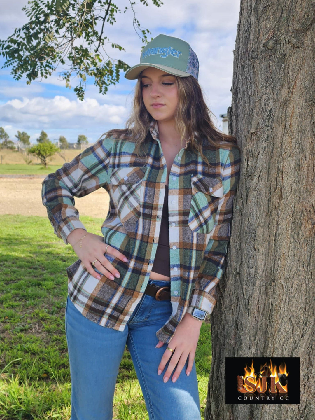 Wrangler Ladies Nat High Profile  Cap Ponytail