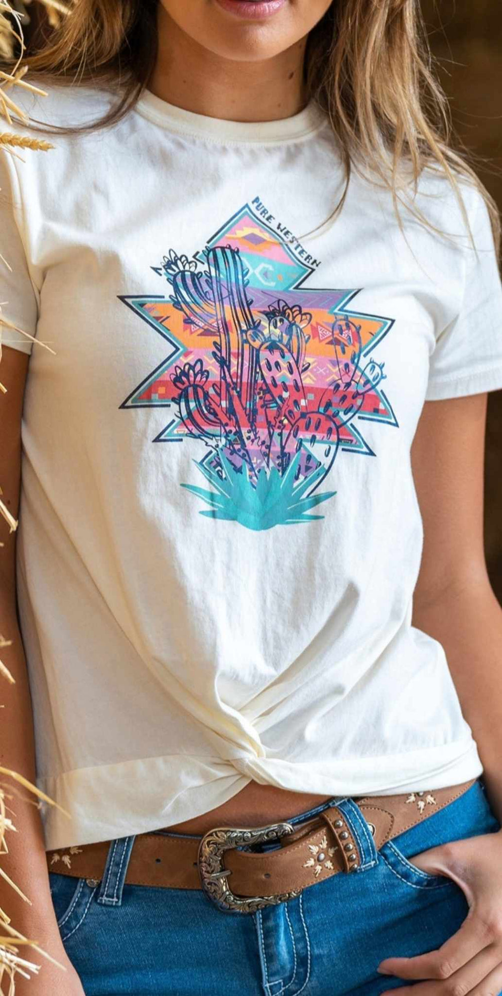 Pure Western ELORA  Tee Shirt Top