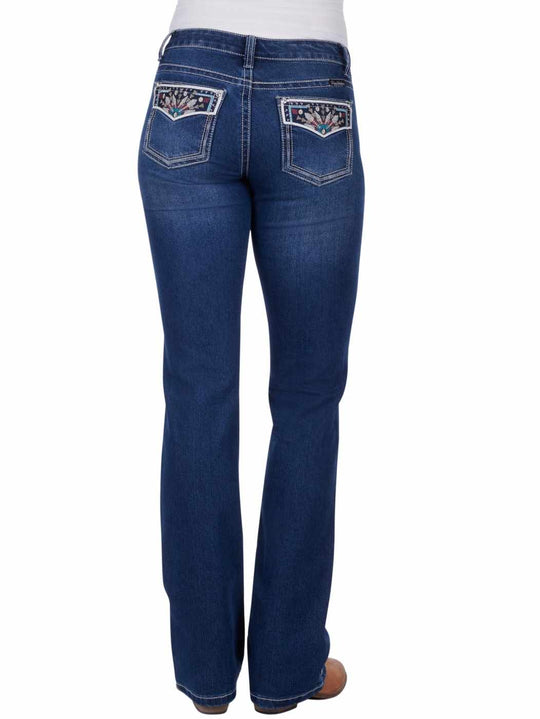 Pure Western Relaxed Rider Emmaline Bootcut 36" Leg Jeans Size 8,  18