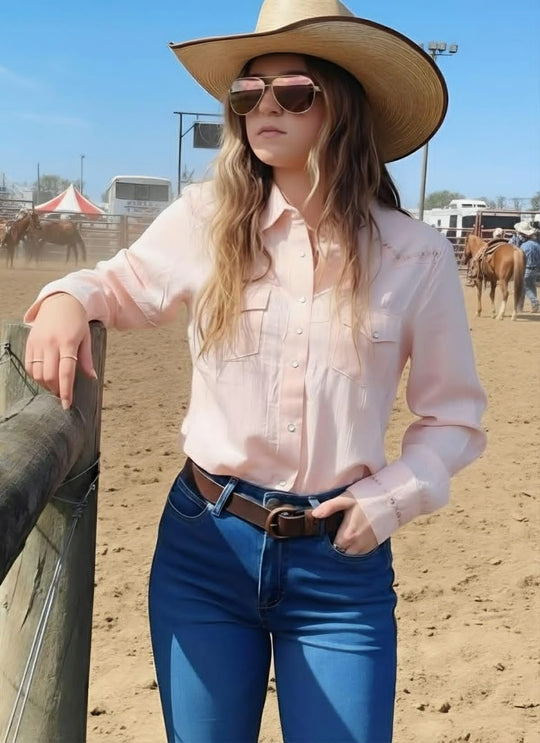 Pure Western Evelyn Dress Arena  Shirt