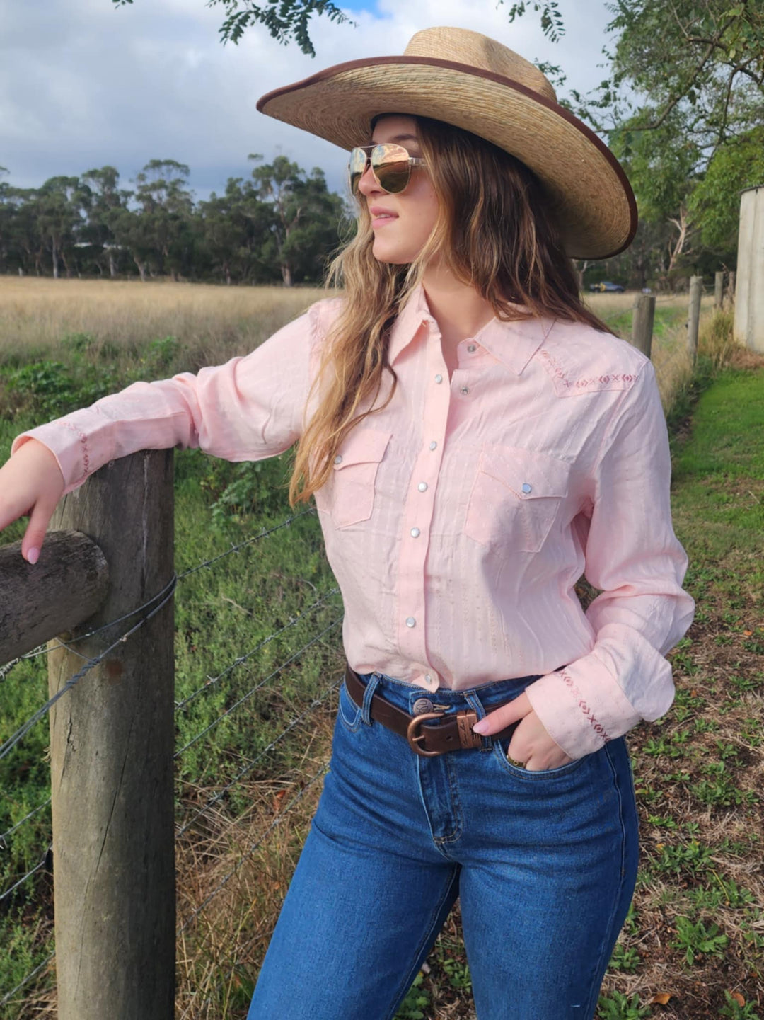 Pure Western Evelyn Dress Arena  Shirt