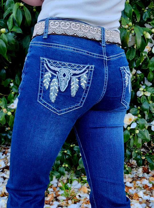 Outback Faye Mid Rise Stretchy Jeans Size  18