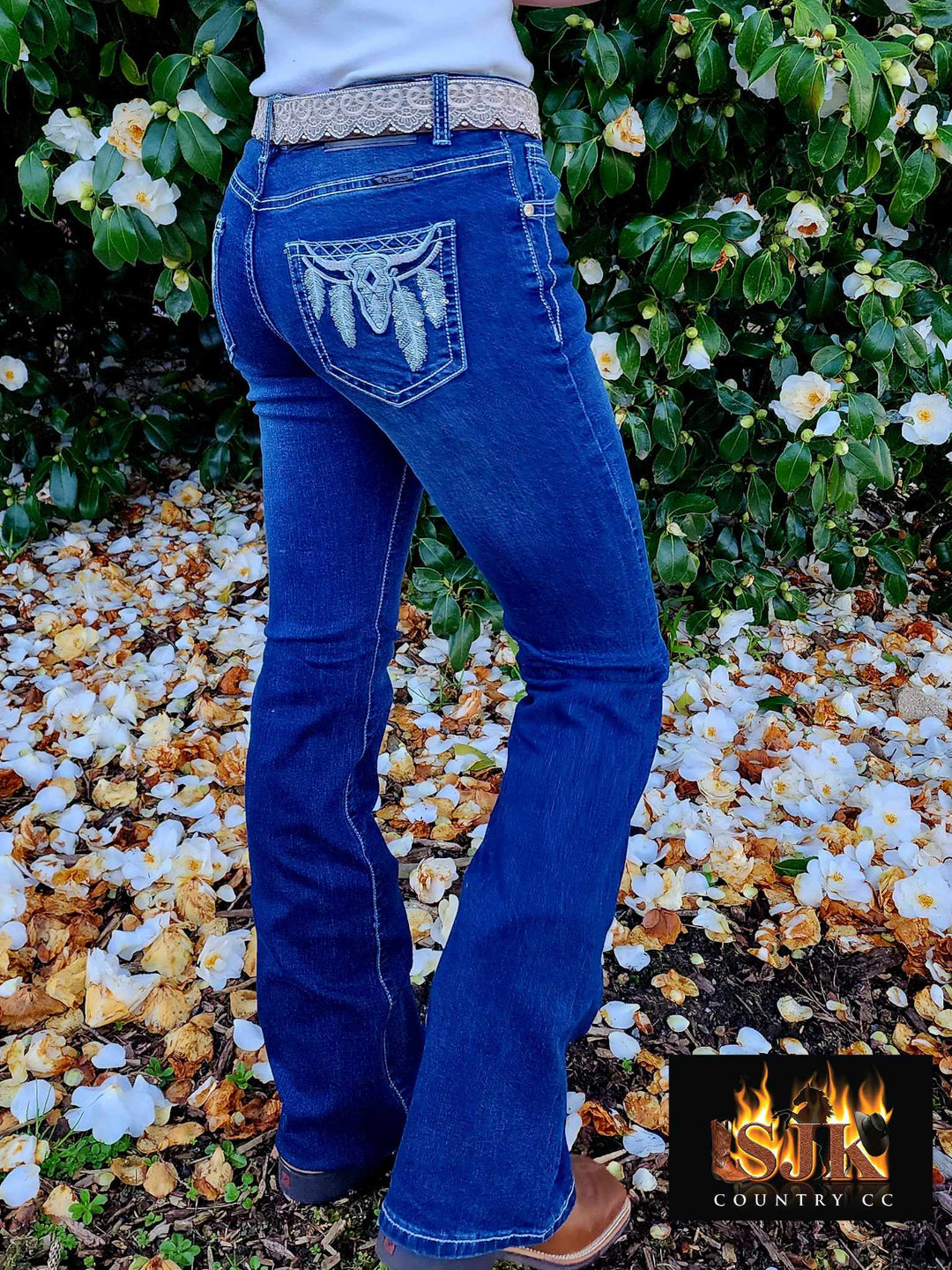 Outback Faye Mid Rise Stretchy Jeans Size  18
