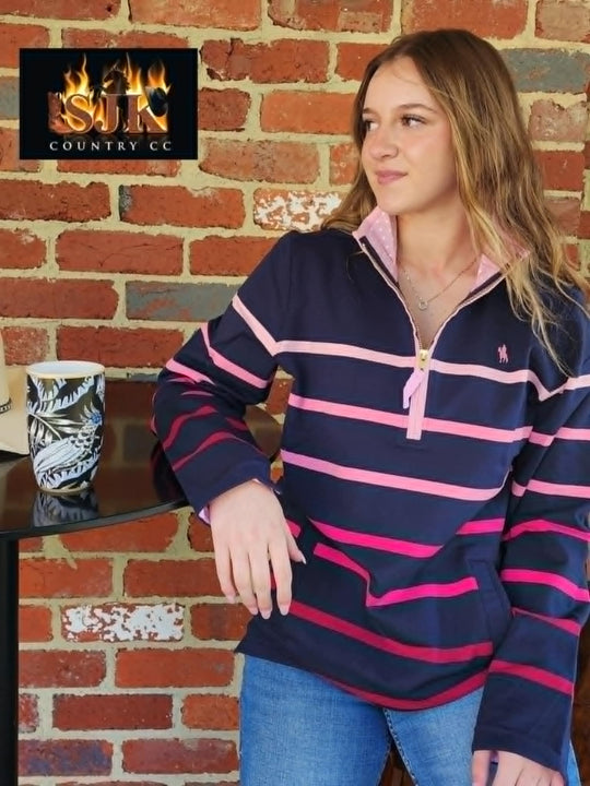 Thomas Cook Gemma Quarter Zip Rugby Jumper