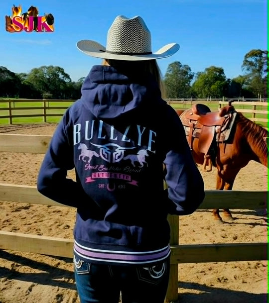 Bullzye Jemma Hooded Jumper Hoodie Zip Up