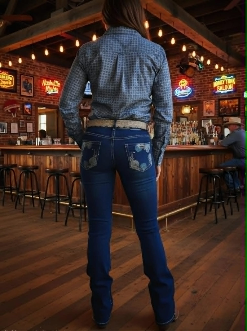 Outback Georgia Mid Rise Stretchy Jeans