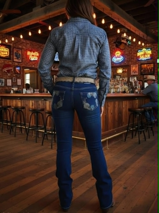 Outback Georgia Mid Rise Stretchy Jeans