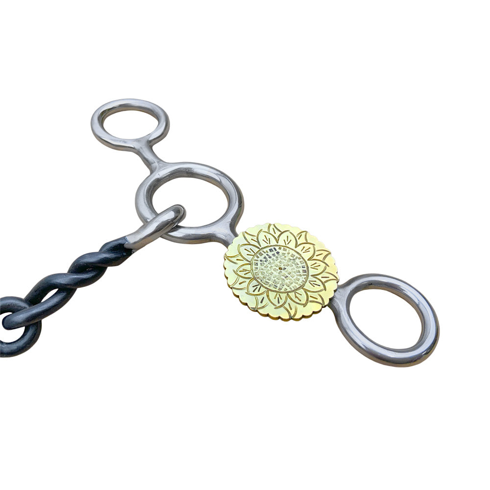 Bits - Golden Harvest Junior Cowhorse Twisted Bit 5"