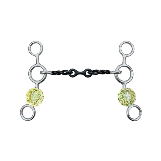 Bits - Golden Harvest Junior Cowhorse Twisted Bit 5"